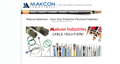 Desktop Screenshot of makconindustries.com