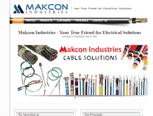 Tablet Screenshot of makconindustries.com
